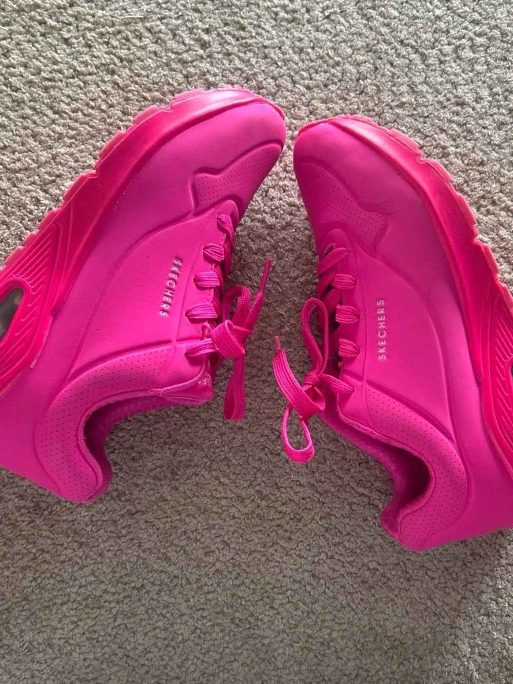Skechers Women’s Hot Pink Athletic Sneakers